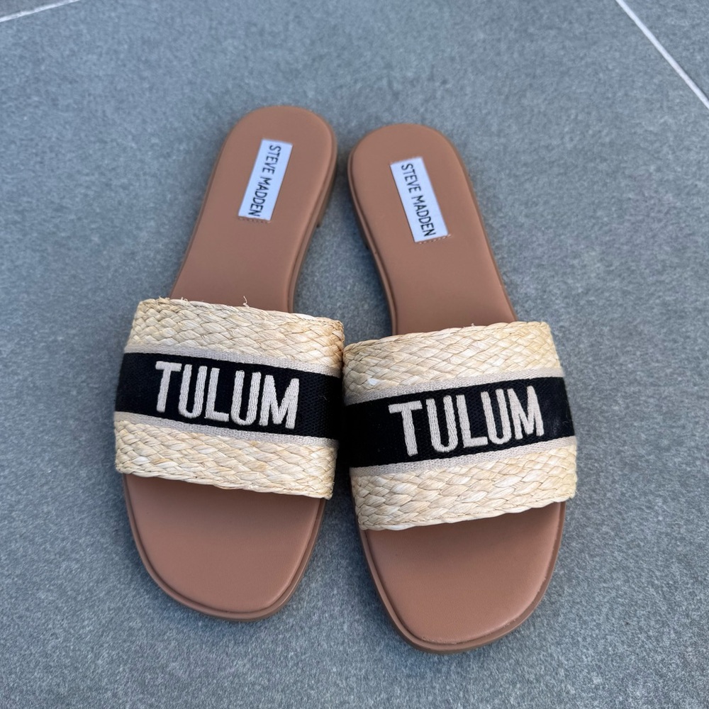 Steve Madden Tulum Slide Sandals – Size 8.5M- NEW (no box)